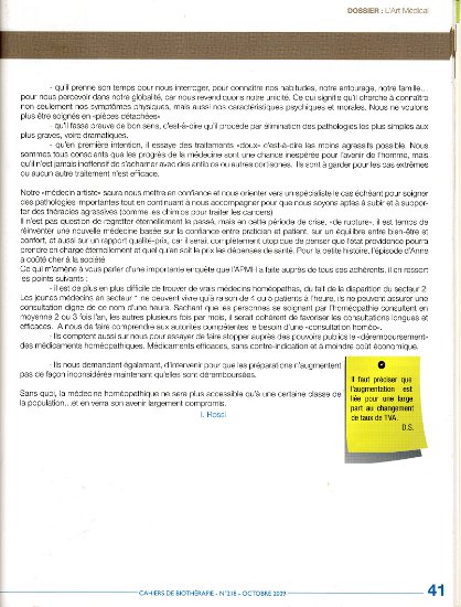 Cahiers de biothérapie - n°218 - 10/09b